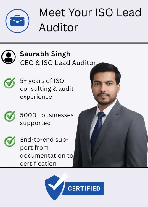 CEO & ISO Lead Auditor